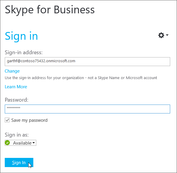 skype for business can